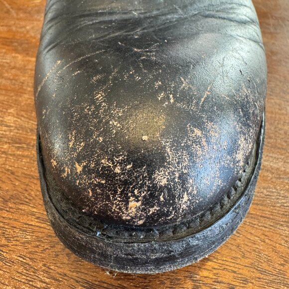 Frye antiqued black Bowery Lace Up- Mens 13 - Picture 6 of 10